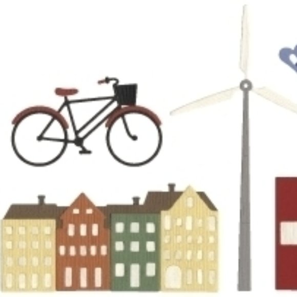 Quickutz 6-pc cookie cutter dies - DENMARK collection - Picture 4 of 6